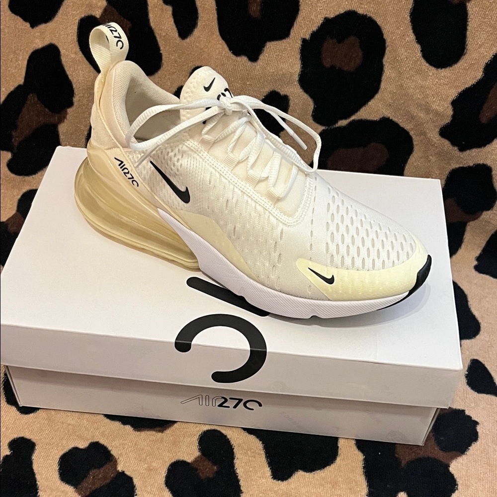 Nike Air Max 270 Women's Cream Sneakers